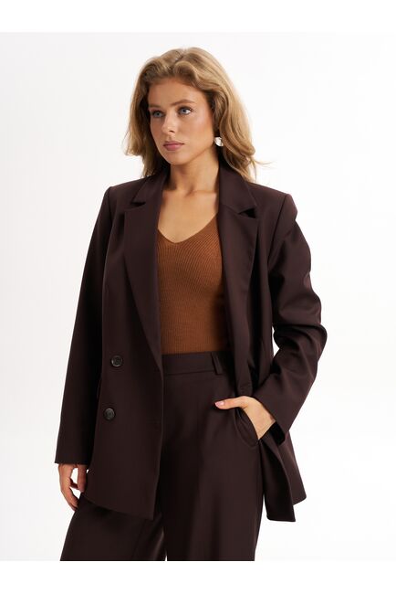 Жакет в коричневом  цвете J1-1003 от byME 