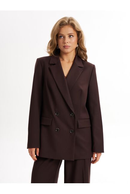 Жакет в коричневом  цвете J1-1003 от byME 