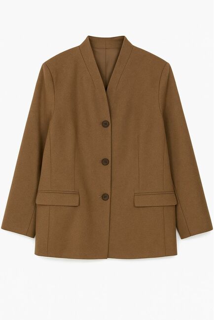 Жакет капучино с добавлением шерсти J1-1005 от byME 