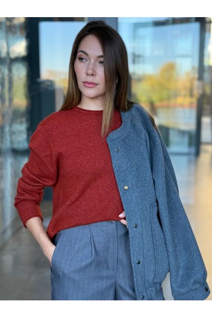 Джемпер из кашемира красный от byME 