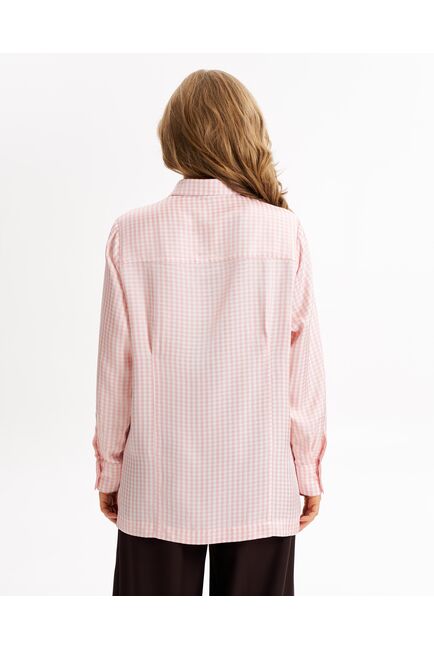 Женская рубашка из конопли и вискозы-9026 от byME 