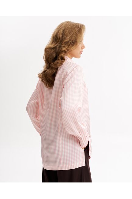 Женская рубашка из конопли и вискозы-9026 от byME 