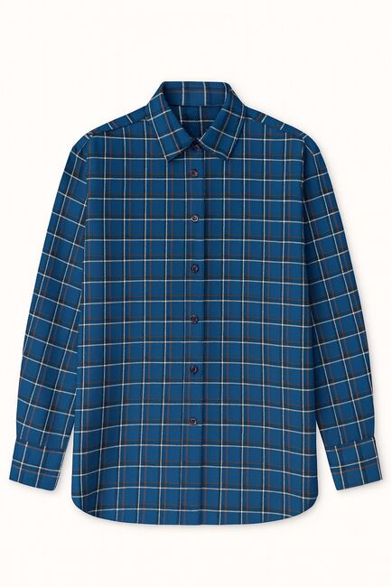 Женская рубашка фланелевая из хлопка-9032 от byME 