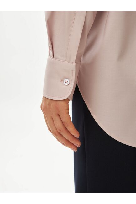 Женская рубашка в пудровом цвете-9038 от byME 