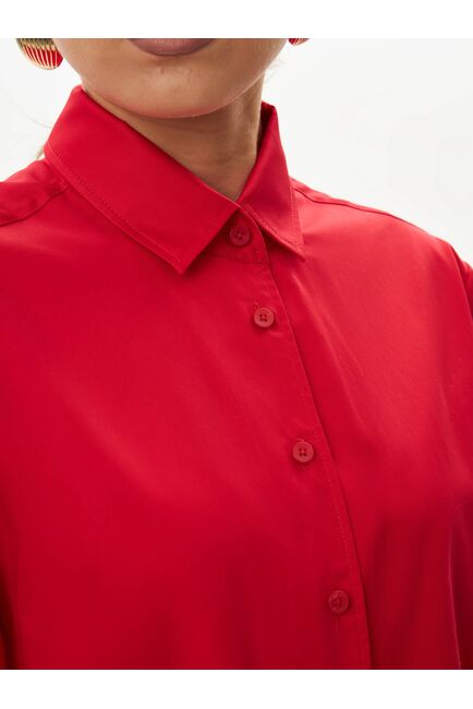 Женская рубашка красная-9042 от byME 