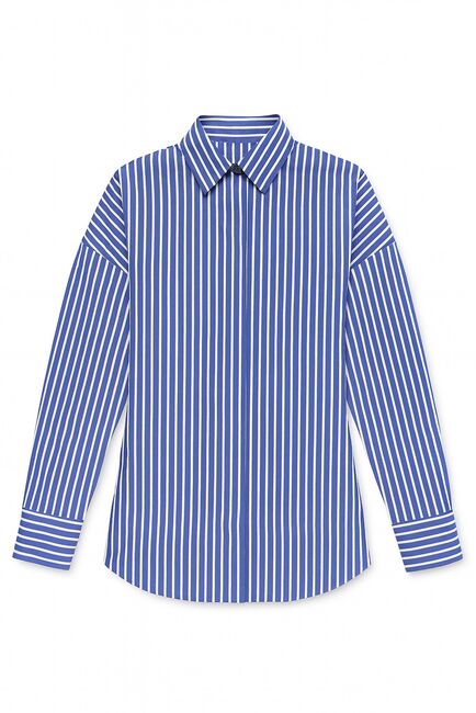 Женская рубашка  в синюю полоску-9034 от byME 