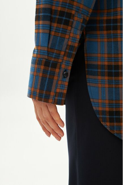 Женская рубашка фланелевая из хлопка-9031 от byME 