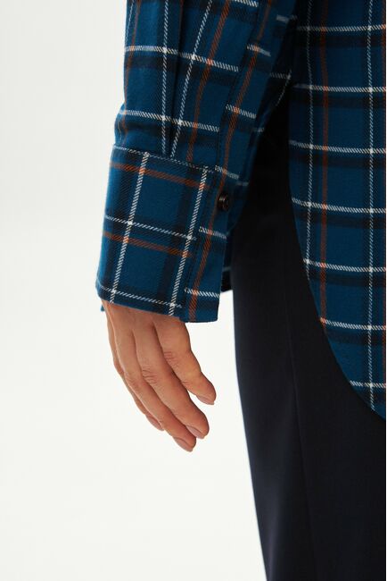 Женская рубашка фланелевая из хлопка-9032 от byME 