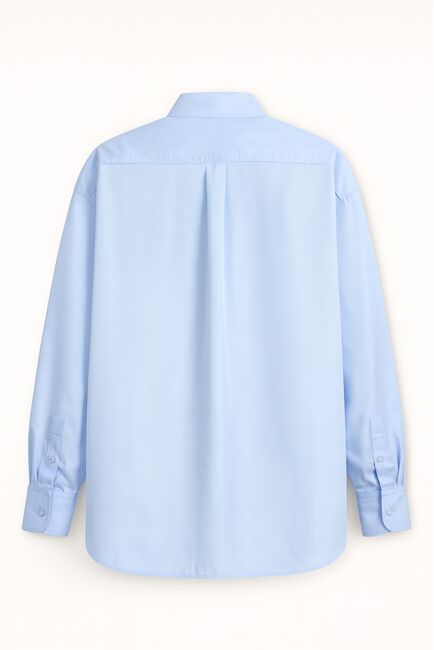 Женская рубашка из бамбука голубая-9033 от byME 