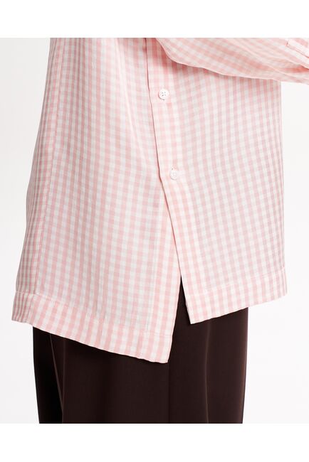 Женская рубашка из конопли и вискозы-9026 от byME 