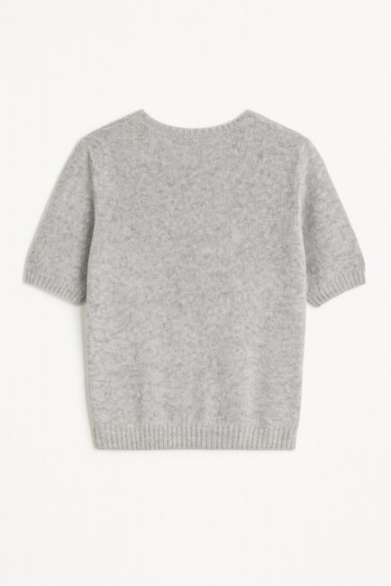 Джемпер из кашемира и шёлка с коротким рукавом 2325-gray от byME 
