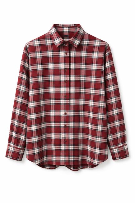 Женская рубашка в клетку фланелевая 9067 от byME 