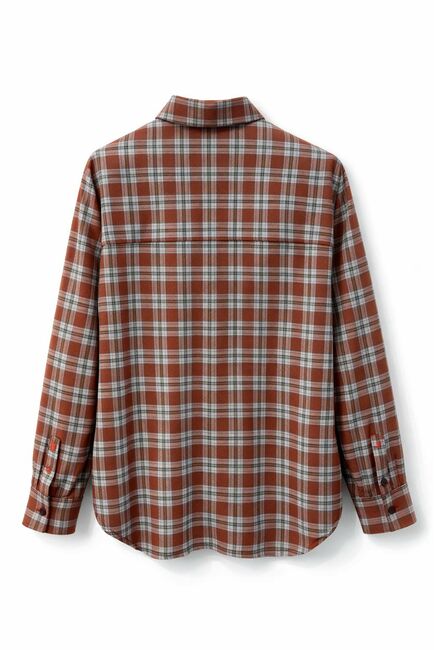 Женская рубашка в клетку фланелевая 9069 от byME 