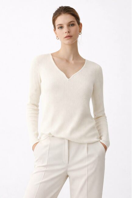 Джемпер из мериноса 30WS825-white от byME 