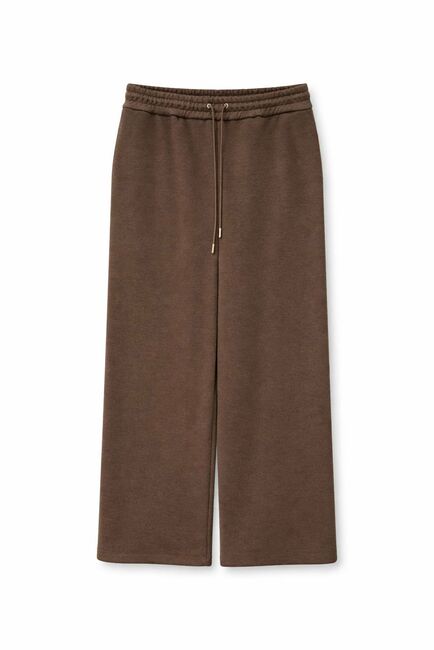 Женские брюки на завязках коричневые-135066 от LW 