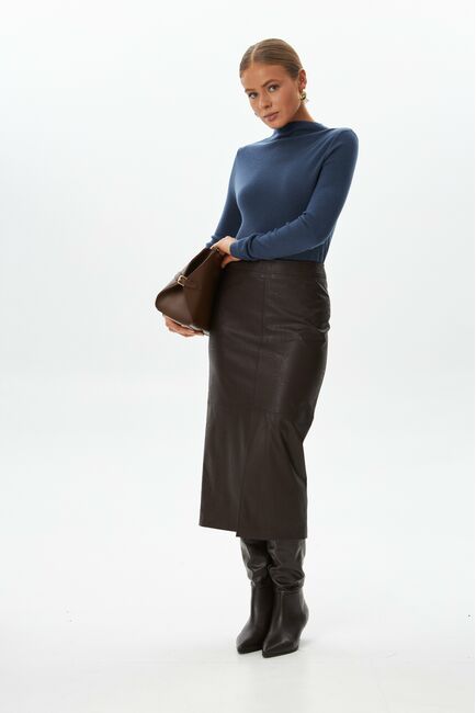 Лонгслив синий из шерсти мериноса-02B20112 от byME 