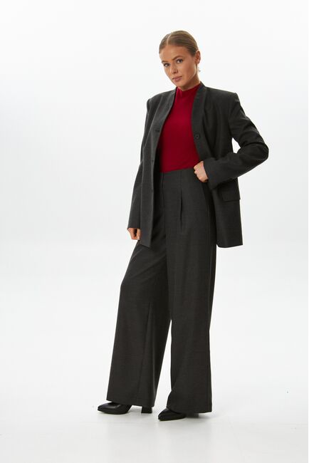 Жакет графит с добавлением шерсти J1-1006 от byME 