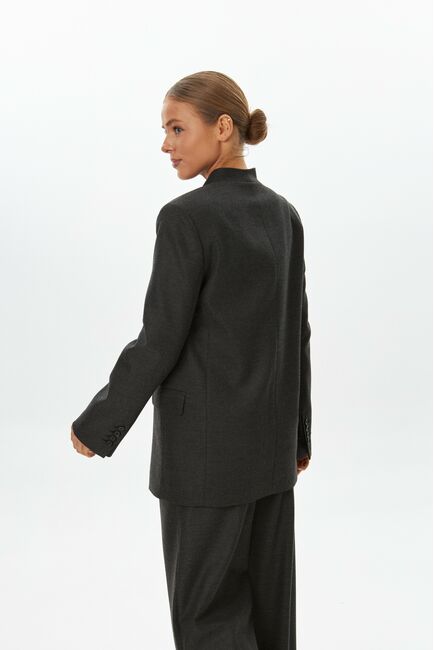 Жакет графит с добавлением шерсти J1-1006 от byME 