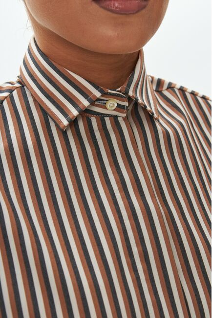 Рубашка из хлопка в полоску  9057 от byME 