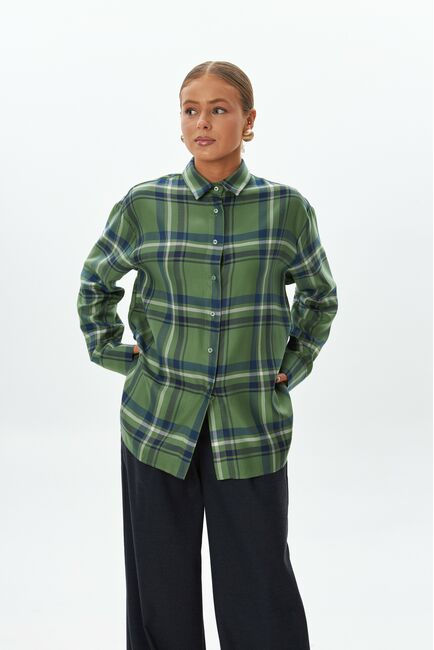 Женская рубашка под пуговицы -9049 от byME 