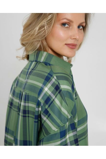 Женская рубашка под пуговицы -9049 от byME 