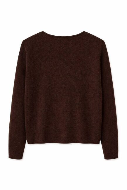 Кардиган из кашемира темно-коричневый-82023 от byME 