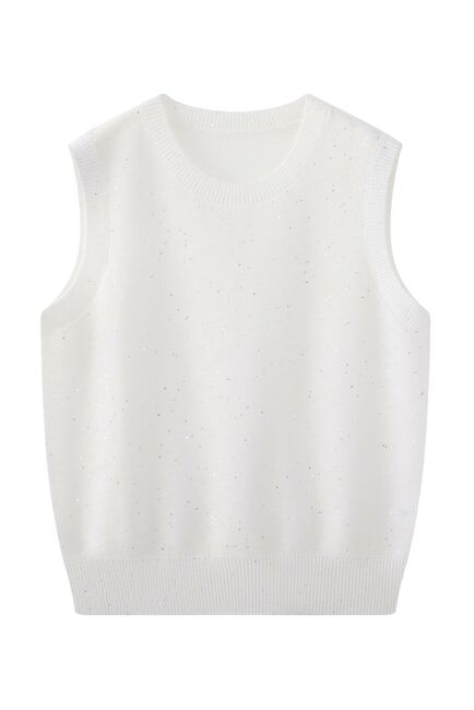 Топ молочный из вискозы-ZJ3510-white от byME 