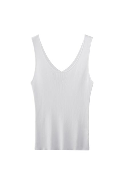 Топ молочный из вискозы-BM068-white от byME 