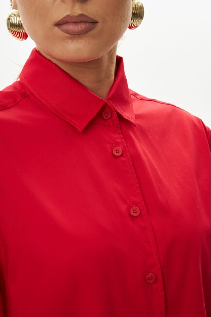 Женская рубашка красная-9042 от byME 