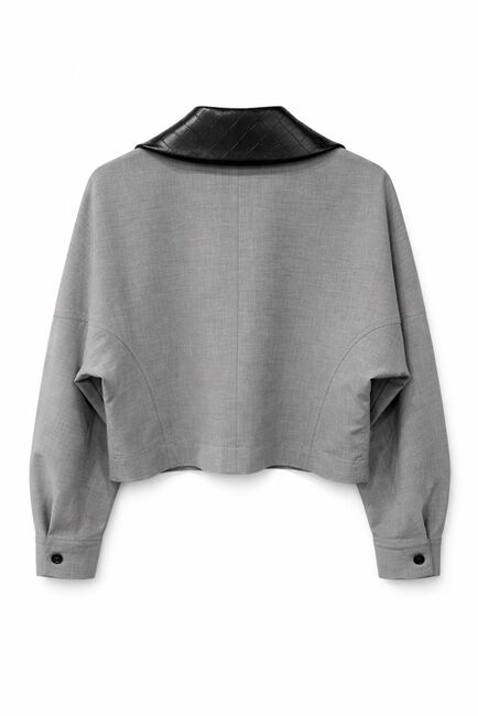 Жакет в сером цвете с шерстью  Y265108 от  