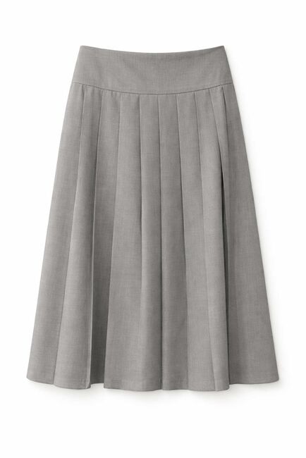 Юбка в сером цвете с шерстью  Y265805 от  
