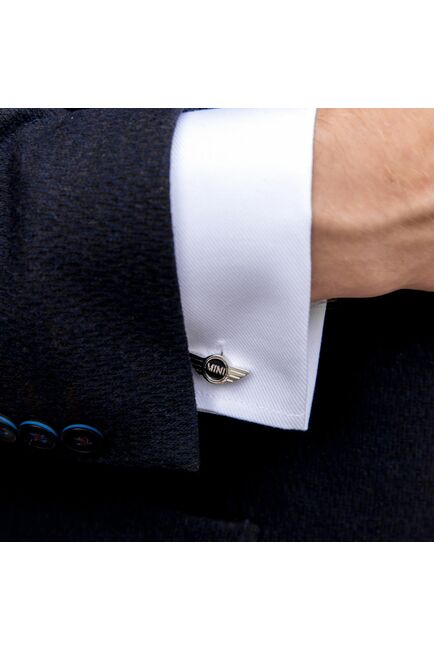 Приталенная мужская рубашка белая под запонки Non-Iron - 7607A от DoubleCuff 