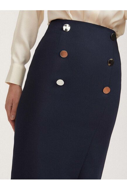 Эластичная юбка с пуговицами от byME 