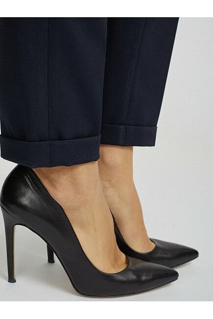 Брюки из поливискозы с отворотами от  