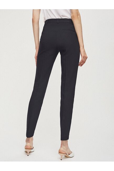 Брюки из хлопка черные от  