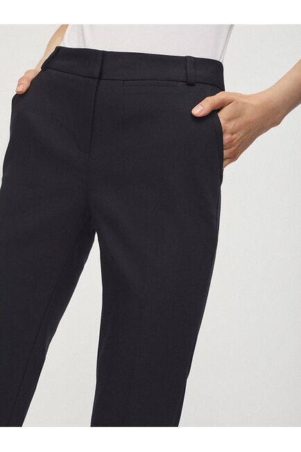 Брюки из хлопка черные от  