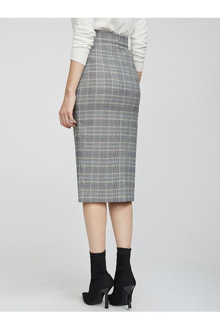 Юбка облегающего кроя с принтом от byME 