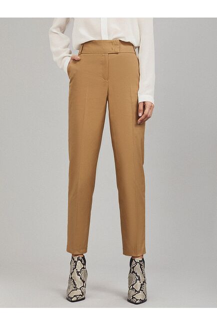 Укороченные брюки из хлопка от byME 