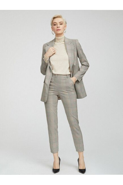 Брюки в крупную клетку от byME 