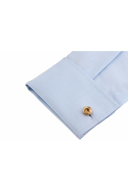 Запонки узелки золотистые - 150199 от  