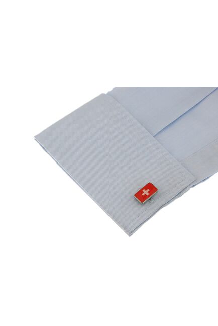 Запонки флаг Швейцарии - 171197 от  