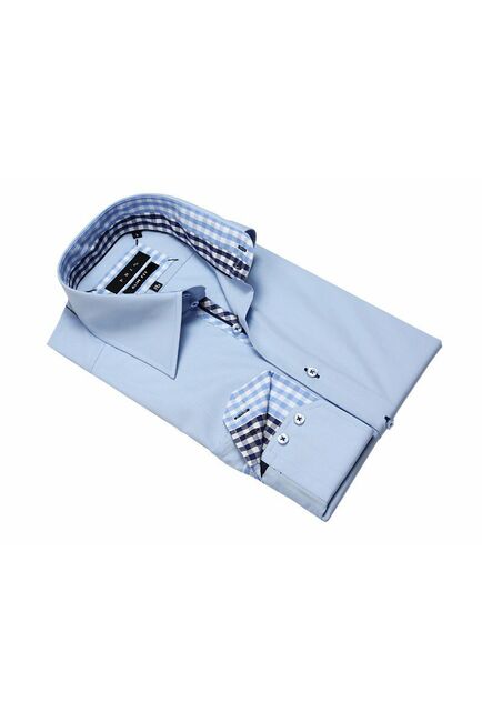 Мужская рубашка голубая - 50218 от  