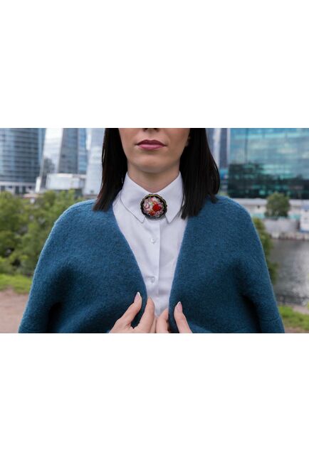 Женская рубашка под запонки белая Non-Iron - 5102 от DoubleCuff 