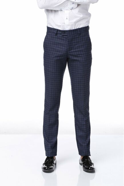 Мужские брюки в клетку - БШ-321 от Bawer 