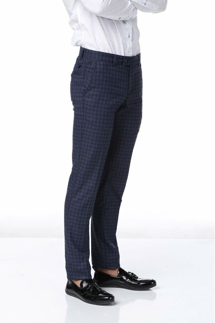 Мужские брюки в клетку - БШ-321 от Bawer 