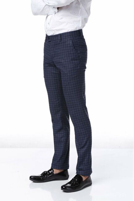Мужские брюки в клетку - БШ-321 от Bawer 