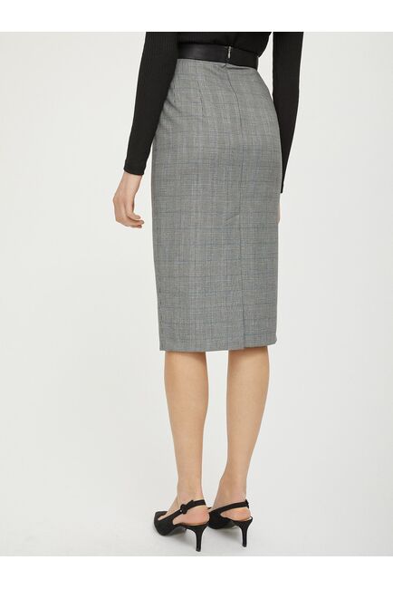 Юбка с кожаным поясом от byME 