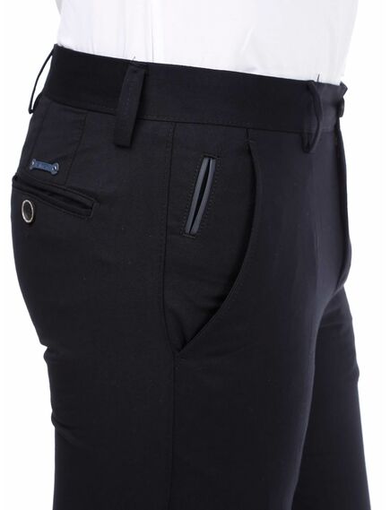 Мужские брюки черные 100% шерсть - 2009-11 от Bawer 
