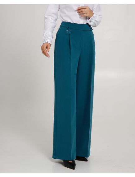 Женские брюки изумрудный 02271-1 от ByME 