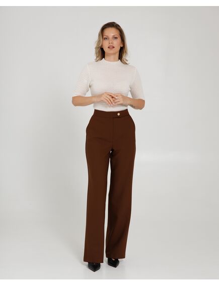 Женские брюки коричневые 02298-2 от byME 
